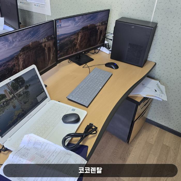 코코렌탈 경기 평택점 [ ○○건설회사 ] 삼성 SL-X4255LX & 컴퓨터 풀세트 세팅 현장