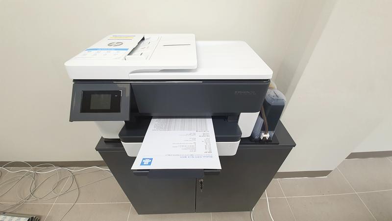 코코렌탈 대전 동구점 - 대전 도안동 공인중개사무소 HP7720 렌탈 설치