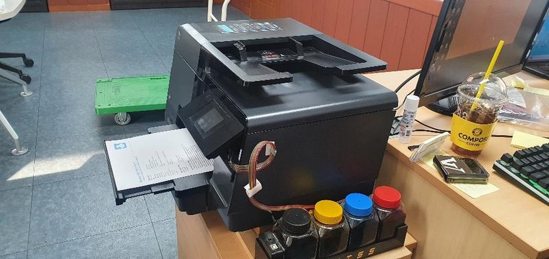 코코렌탈 부산 해운대점 - HP8610 잉크젯 복합기 렌탈 설치