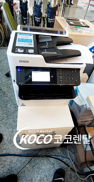 경남김해점 - 일반업체 Epson WF-C579R 컬러 잉크젯 복합기 렌탈 설치