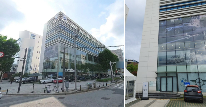 코코렌탈 경기 안산점 [ 삼성동 BMW매장 공사현장 ] 컬러 복합기 HP7740 렌탈 설치