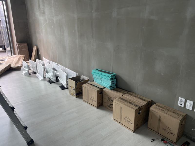 코코렌탈 경북 경주점 [ 병원 오픈 준비 현장 ] 데스크탑+모니터 세트, 복합기 렌탈 설치